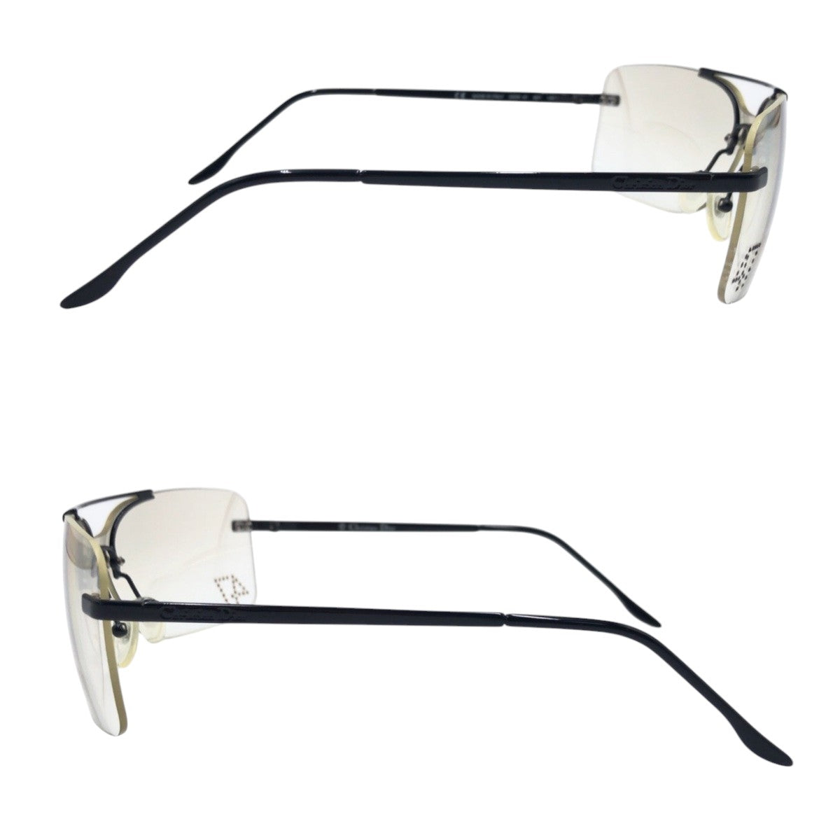 Dior ディオール 47 ラインストーン シルバー メタル DIOR 47 92T 125 サングラス スクエア  レディース