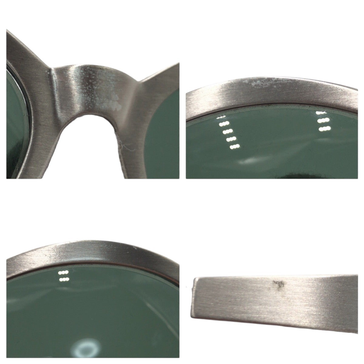 VERSACE ヴェルサーチ ヴィンテージ メデューサ シルバー ブラック 黒 メタル MOD.S97 COL.22M サングラス ラウンド  メンズ