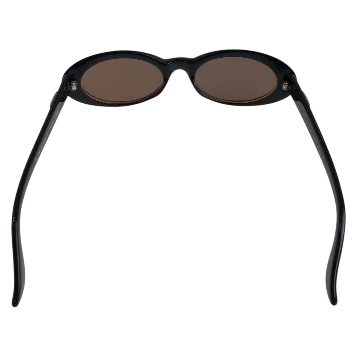 13596
GUCCI グッチ Gロゴ ブラウン シルバー金具 プラスチック 135 GG2413/N/S 5219 サングラス 男女兼用 オーバル  レディース