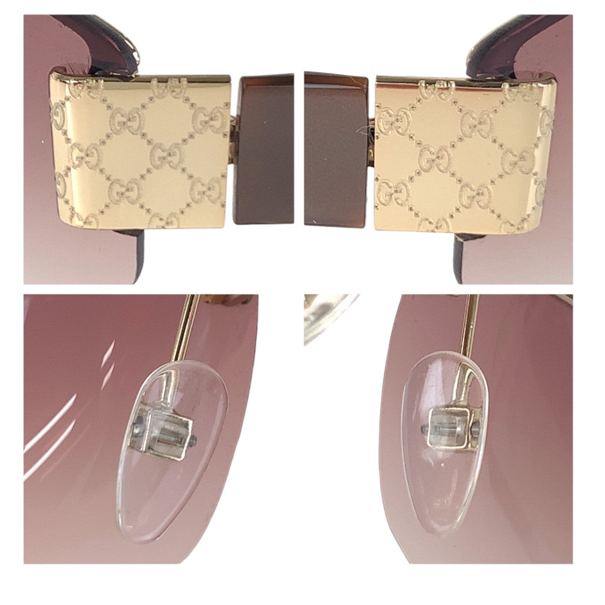 14152
GUCCI グッチ GG柄 ブラウン ゴールド金具 プラスチック / メタル GG 1799/S NQ5 60◻︎15 125 サングラス スクエア  メンズ