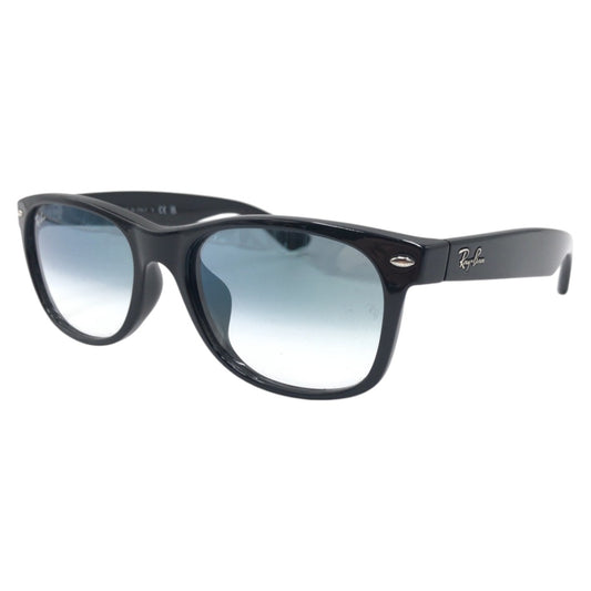 13597
Ray-Ban レイバン B&L RAY-BAN NEW WAYFARER ブラック 黒 ミラー プラスチック RB2132-F 901/3F 55□18 140 2N 男女兼用 ウェリントン  レディース
