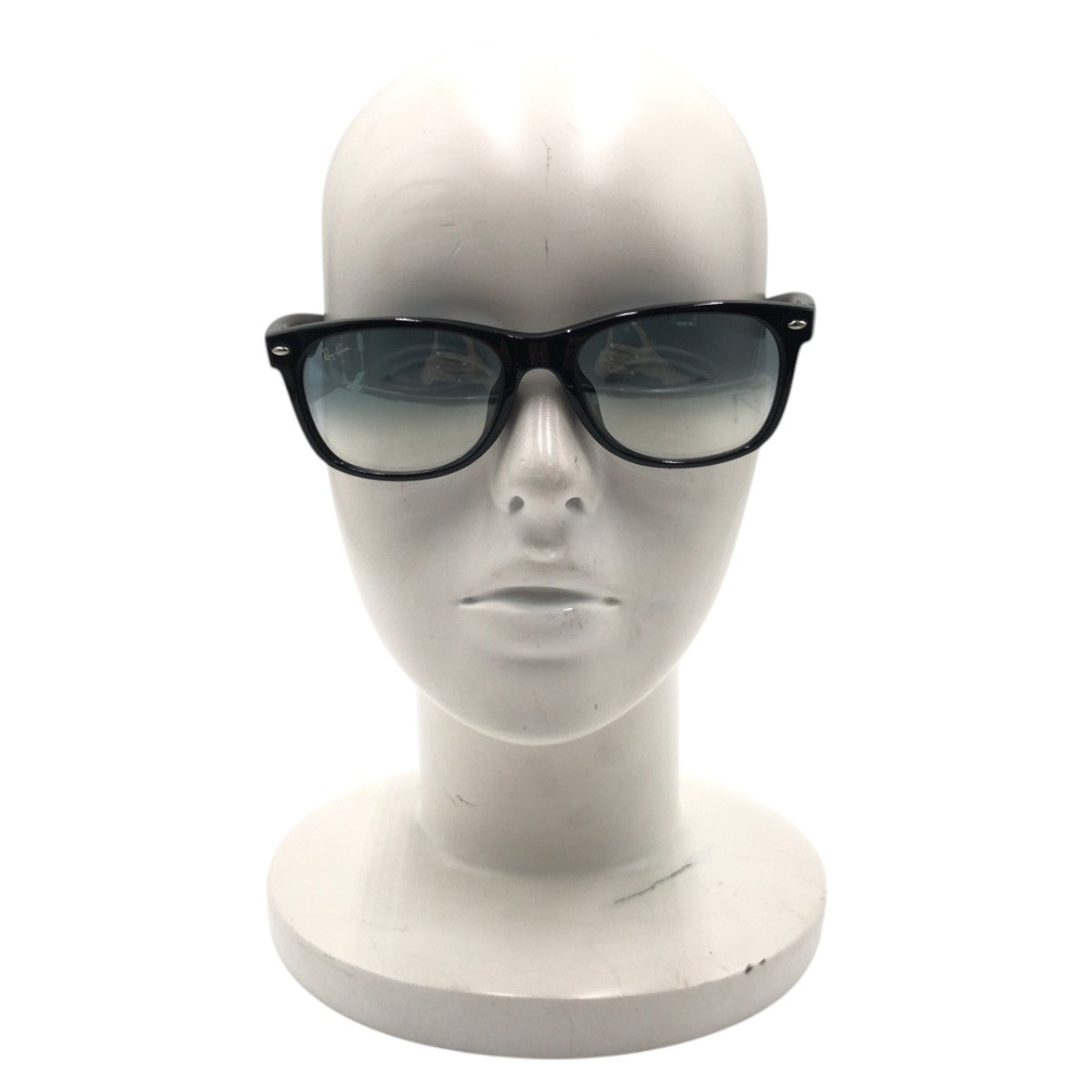 13597
Ray-Ban レイバン B&L RAY-BAN NEW WAYFARER ブラック 黒 ミラー プラスチック RB2132-F 901/3F 55□18 140 2N 男女兼用 ウェリントン  レディース