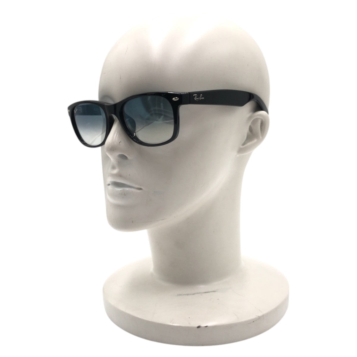 13597
Ray-Ban レイバン B&L RAY-BAN NEW WAYFARER ブラック 黒 ミラー プラスチック RB2132-F 901/3F 55□18 140 2N 男女兼用 ウェリントン  レディース