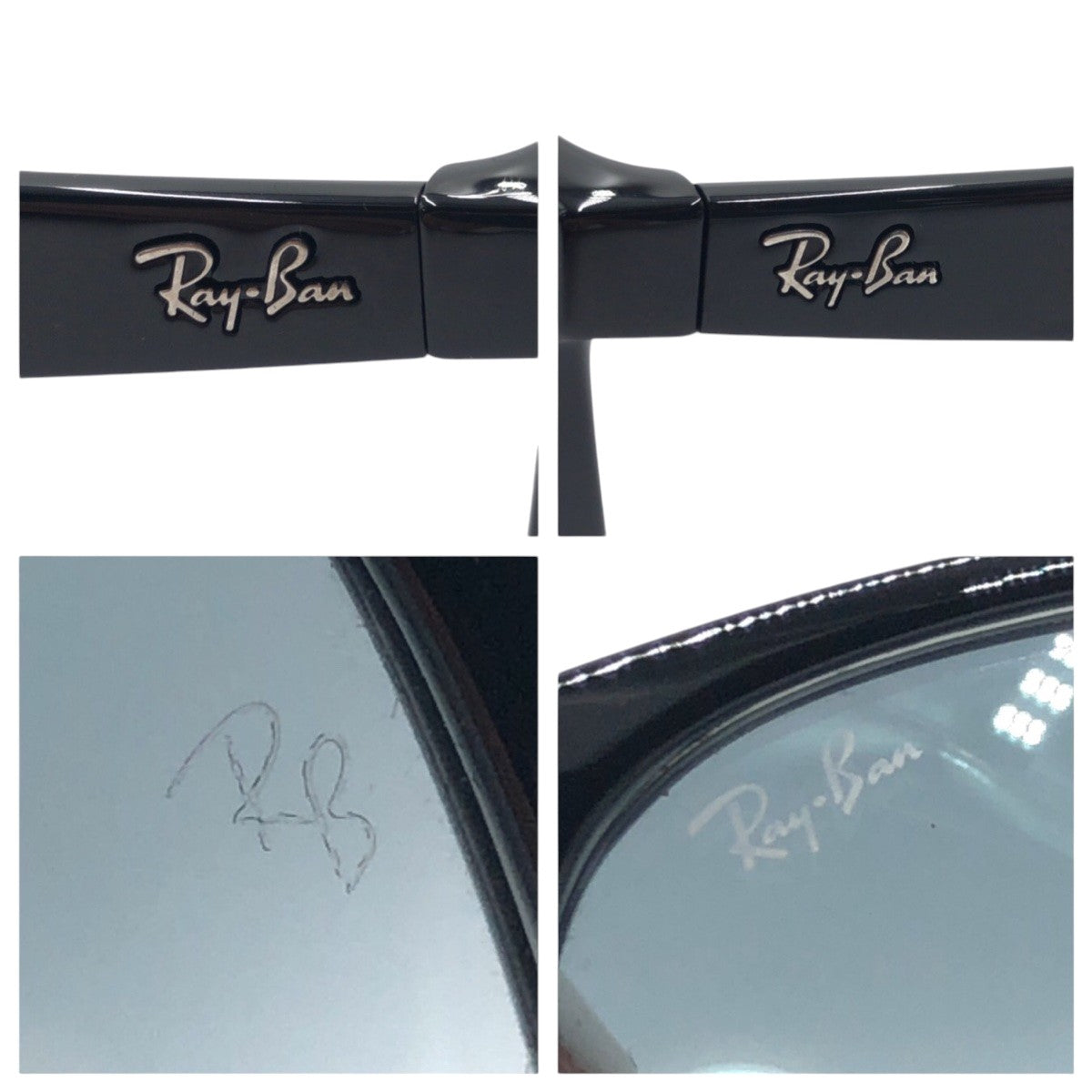 13597
Ray-Ban レイバン B&L RAY-BAN NEW WAYFARER ブラック 黒 ミラー プラスチック RB2132-F 901/3F 55□18 140 2N 男女兼用 ウェリントン  レディース
