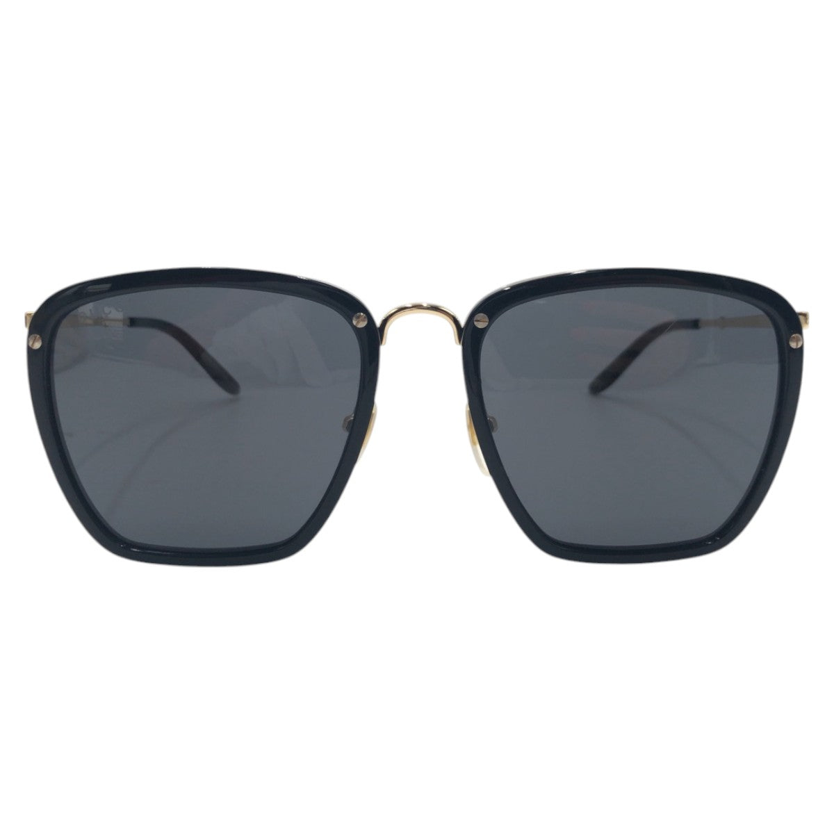 GUCCI グッチ ブラック 黒 メタル GG0673S oo1 56□20 145 サングラス スクエア  メンズ