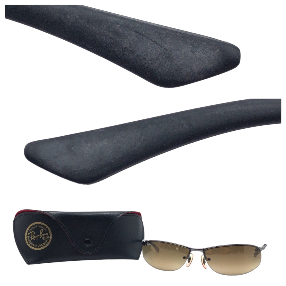 13600
Ray-Ban レイバン TOP BAR ブラウン シルバー メタル RB3179 サングラス オーバル  メンズ