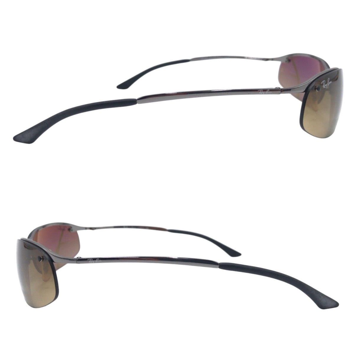 13600
Ray-Ban レイバン TOP BAR ブラウン シルバー メタル RB3179 サングラス オーバル  メンズ