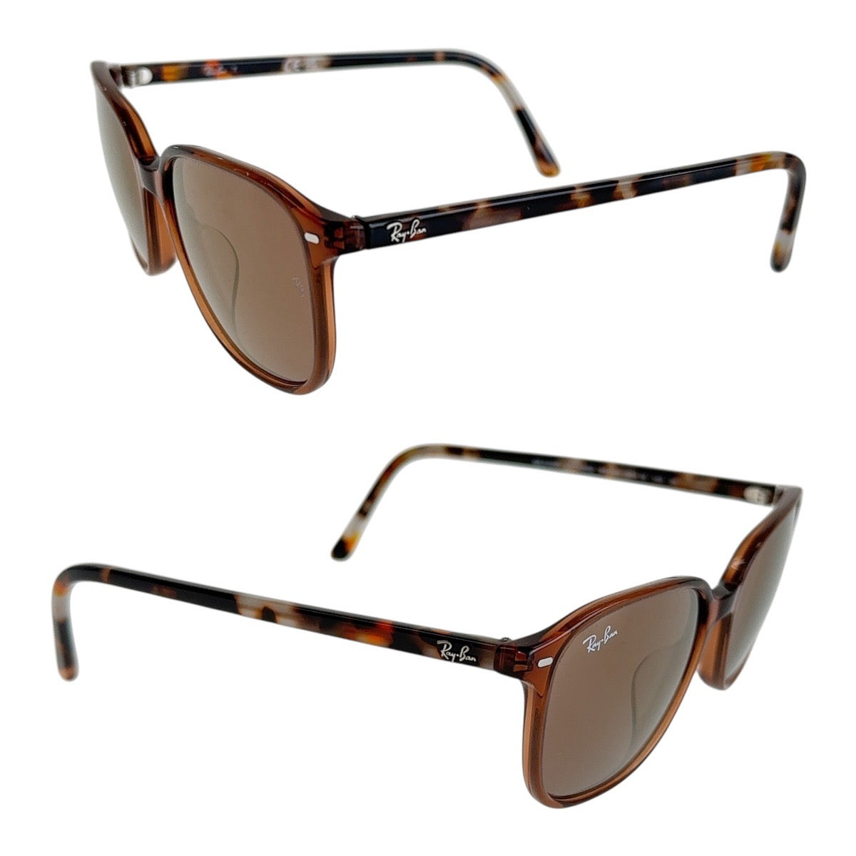 13601
Ray-Ban レイバン LEONARD ブラウン シルバー金具 プラスチック RB2193F 663693 55□18 145 3N サングラス ウェリントン  メンズ