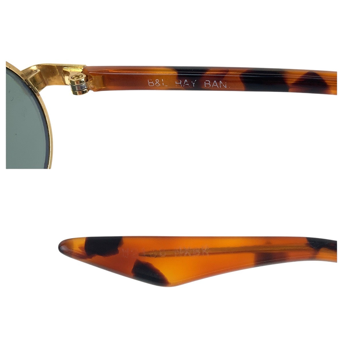 14153
Ray-Ban レイバン ヴィンテージ ボシュロム マーブル柄 フルリム ブラウン ゴールド金具 プラスチック / メタル W2188 NKBK サングラス 男女兼用 ラウンド  メンズ