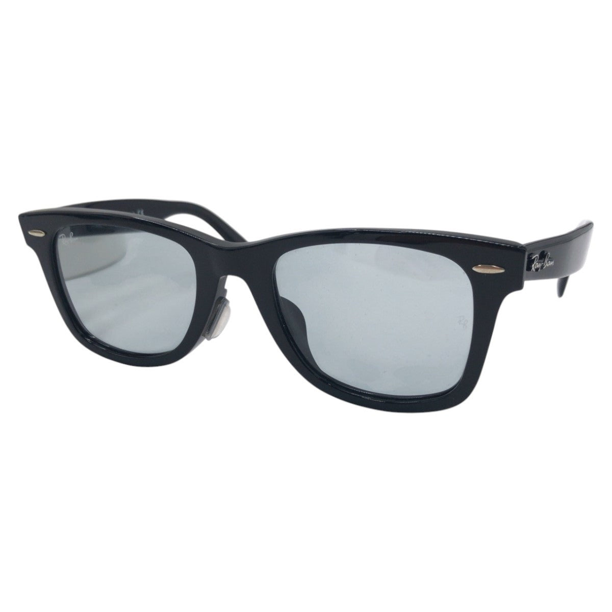 14154
Ray-Ban レイバン ウェイファーラー ブラック 黒 ブルー プラスチック RB2140-F 601/125 52◻︎22 150 1N サングラス ウェリントン  メンズ