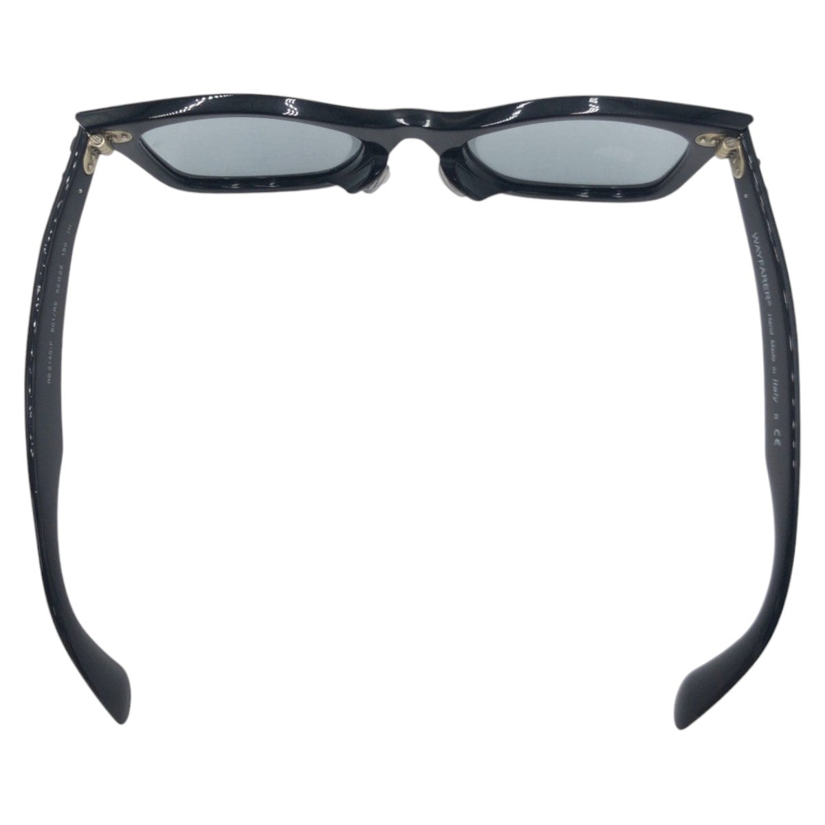 14154
Ray-Ban レイバン ウェイファーラー ブラック 黒 ブルー プラスチック RB2140-F 601/125 52◻︎22 150 1N サングラス ウェリントン  メンズ