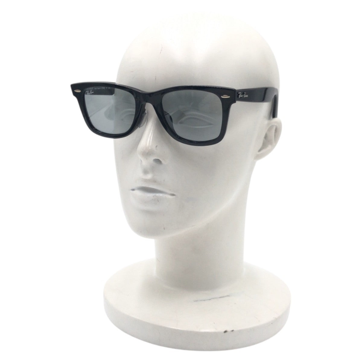 14154
Ray-Ban レイバン ウェイファーラー ブラック 黒 ブルー プラスチック RB2140-F 601/125 52◻︎22 150 1N サングラス ウェリントン  メンズ