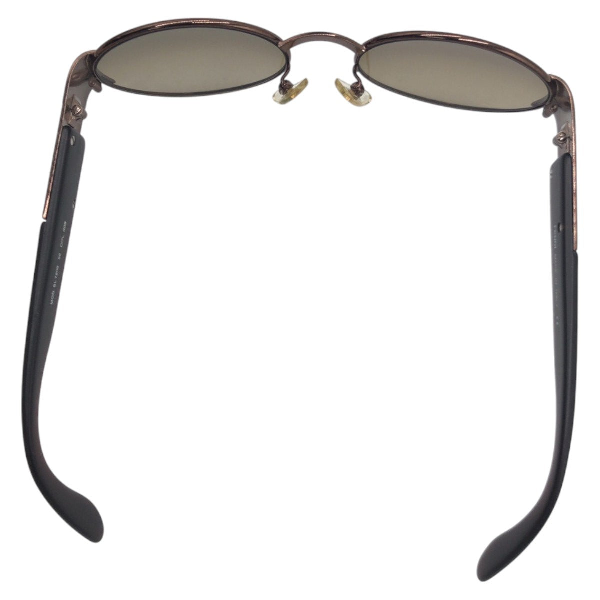 14155
FENDI フェンディ ヴィンテージ マンマロゴ ブラウン メタル MOD.SL.7209 52 Col K09 サングラス オーバル  レディース