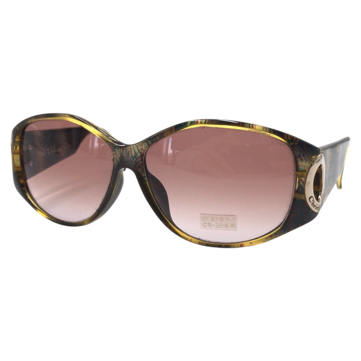 14156
Dior ディオール ヴィンテージ マルチカラー ゴールド プラスチック 2759A 50 62◻︎11 サングラス バタフライ  レディース