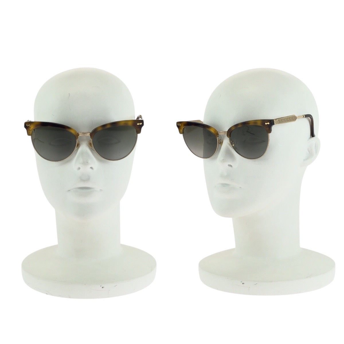 14157
GUCCI グッチ 琥珀柄 ブラウン イエロー ゴールド金具 プラスチック GG0055S 002 55□18-140 サングラス 男女兼用 ボストン  レディース