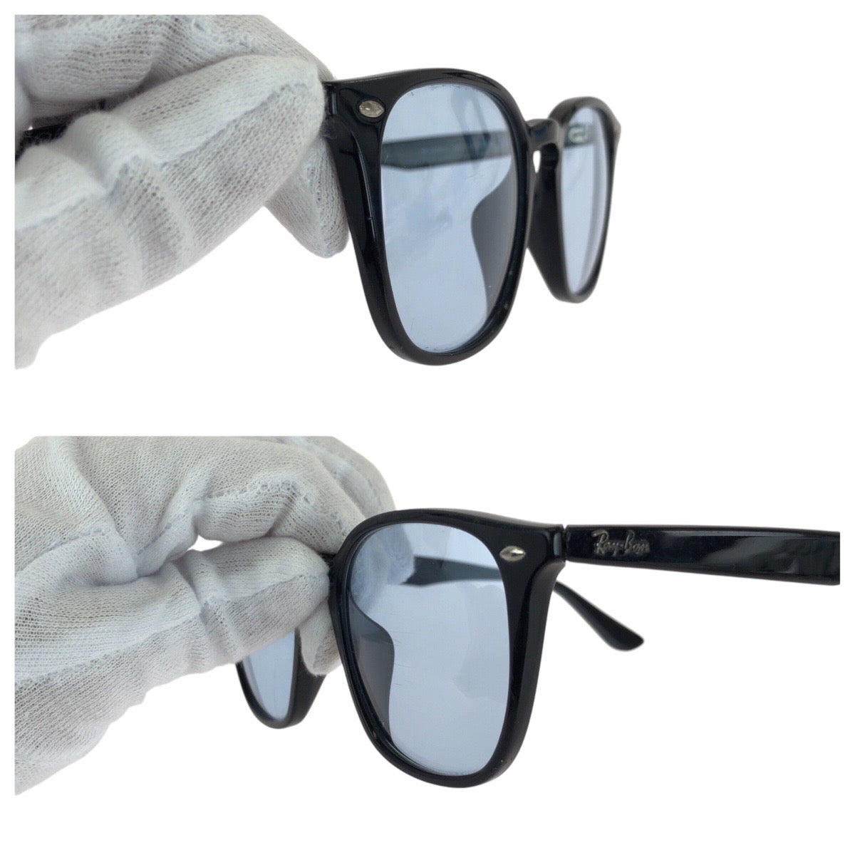 Ray-Ban Black Silver Hardware Plastic RB4258-F 601/19 52◻︎20 1501N Sunglasses Wellington Men's