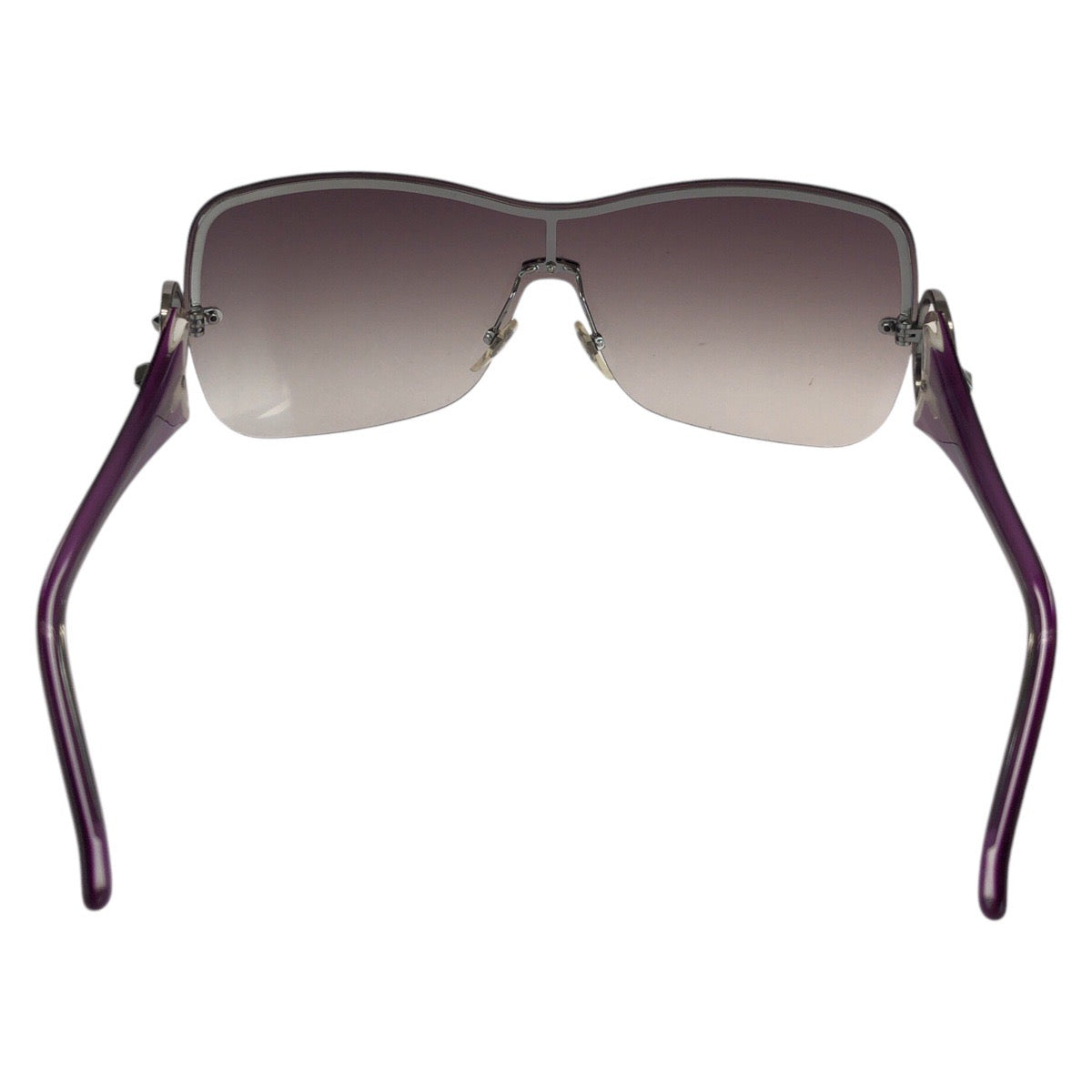 13602
GUCCI グッチ パープル シルバー金具 プラスチック GG2831/S サングラス バタフライ  メンズ