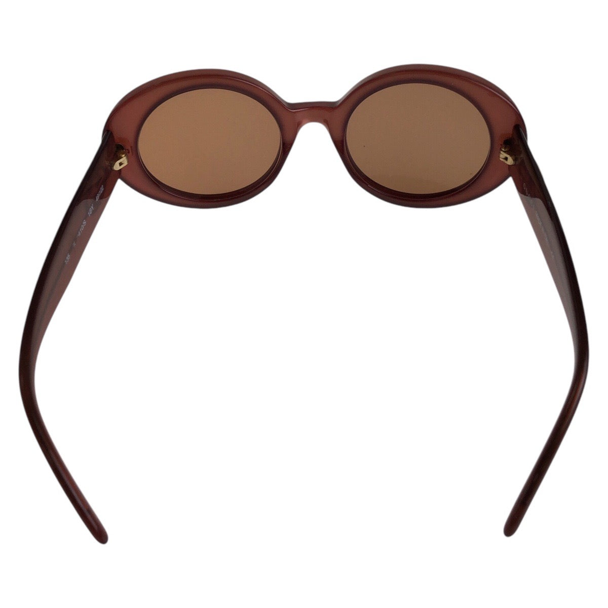13603
GUCCI グッチ インターロッキング ブラウン ゴールド金具 プラスチック GG2410/S 1BY 4922 サングラス 男女兼用 ラウンド  レディース