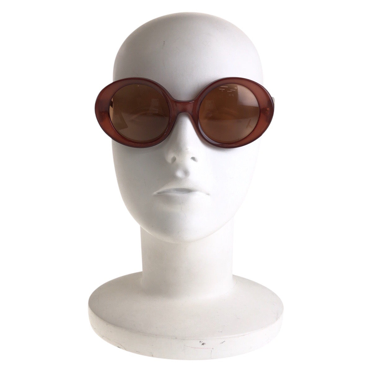 13603
GUCCI グッチ インターロッキング ブラウン ゴールド金具 プラスチック GG2410/S 1BY 4922 サングラス 男女兼用 ラウンド  レディース