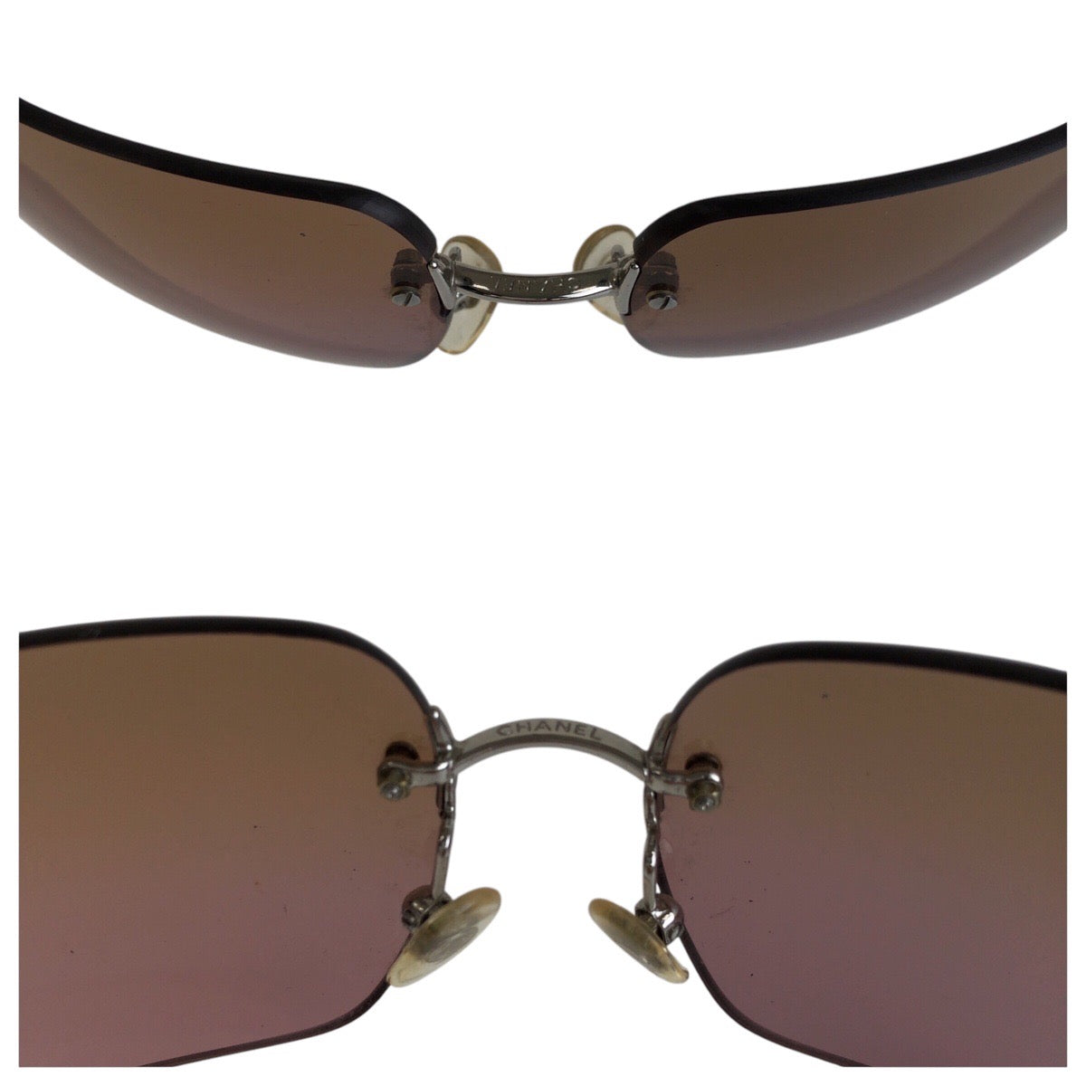 13604
CHANEL シャネル ココマーク パープル シルバー金具 メタル 4017 c 124/77 6217 120 サングラス スクエア  メンズ
