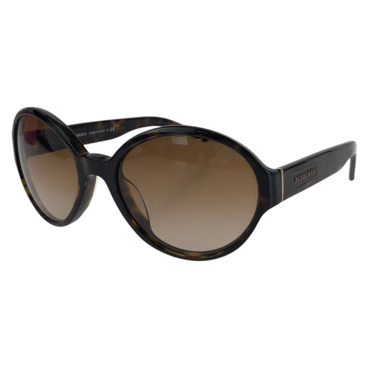 13609
BURBERRY バーバリー マーブル柄 ブラウン シルバー金具 プラスチック B 4111-A 3002/13 5619 135 N サングラス ボストン  レディース