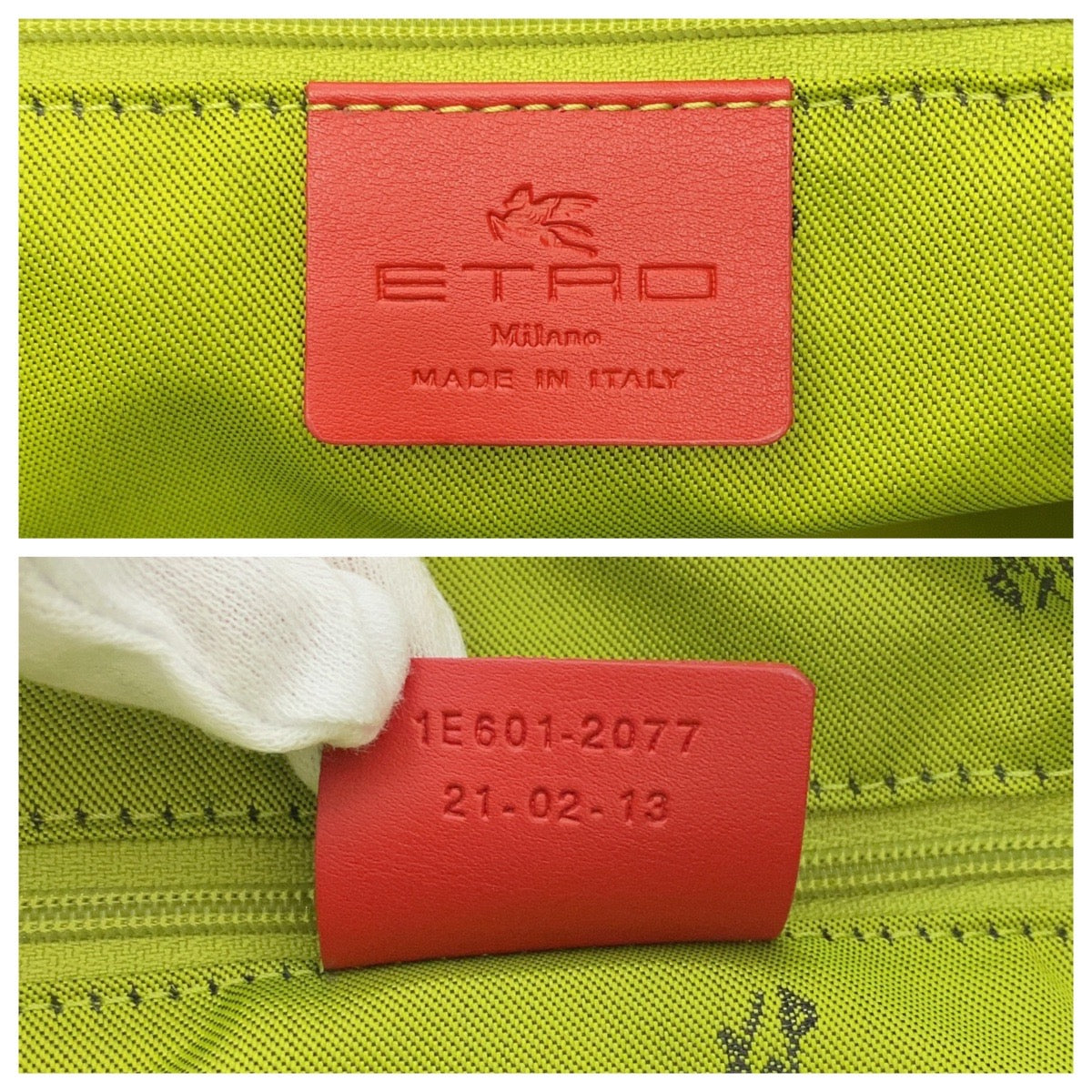 13613
ETRO エトロ マルゴット ブルー　ゴールド金具 レザー 1E601 トートバッグ ショルダーバッグ  レディース
