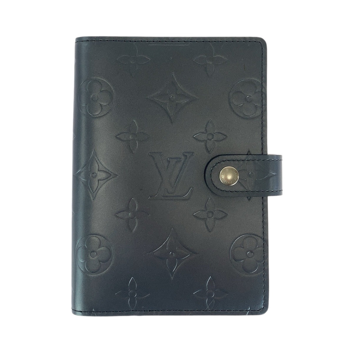 13620
LOUIS VUITTON ルイヴィトン モノグラム マット アジェンダ PM ブルー シルバー金具 レザー R20935 手帳カバー 男女兼用  レディース