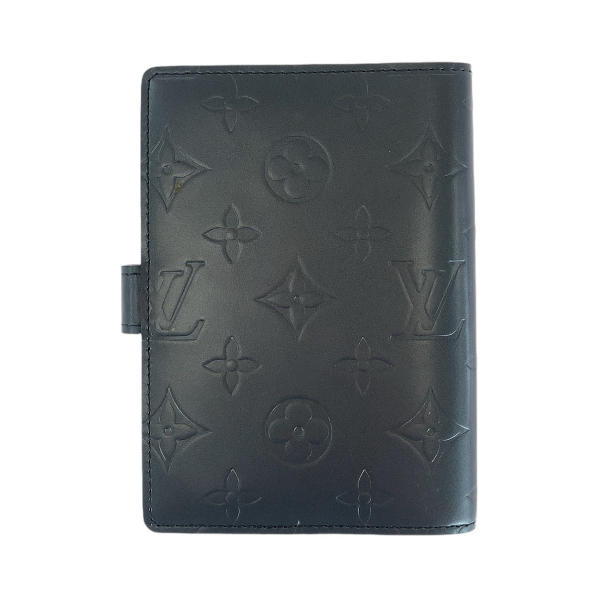 13620
LOUIS VUITTON ルイヴィトン モノグラム マット アジェンダ PM ブルー シルバー金具 レザー R20935 手帳カバー 男女兼用  レディース