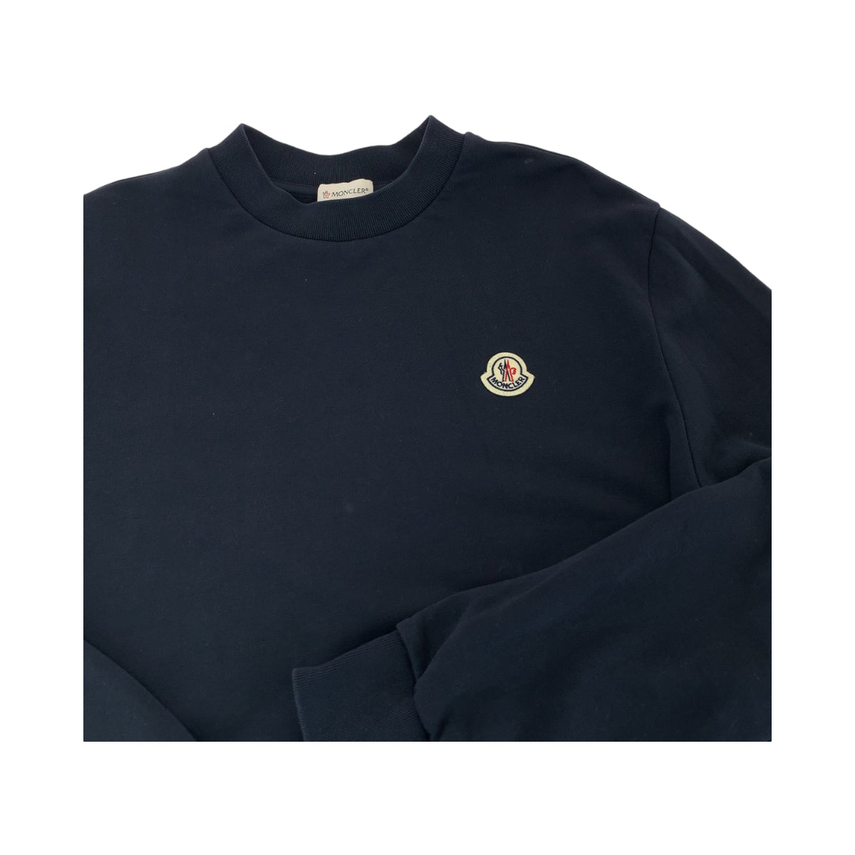 MONCLER 23AW Size L Navy Cotton 8G00072 809KR 999 Sweatshirt Trainer Men's