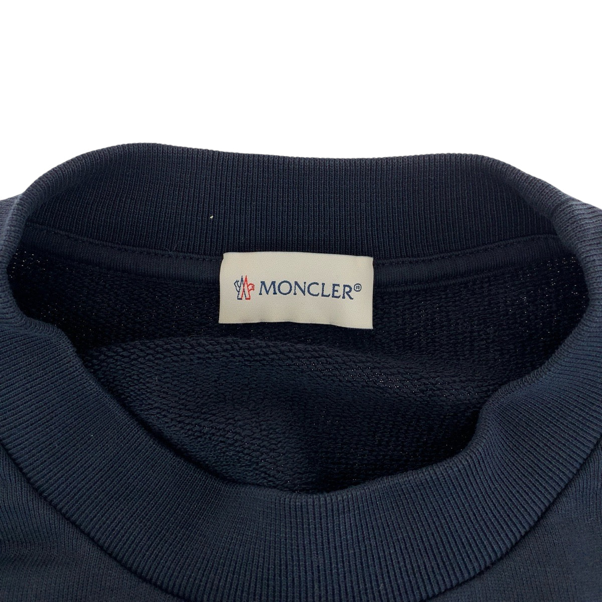 MONCLER 23AW Size L Navy Cotton 8G00072 809KR 999 Sweatshirt Trainer Men's