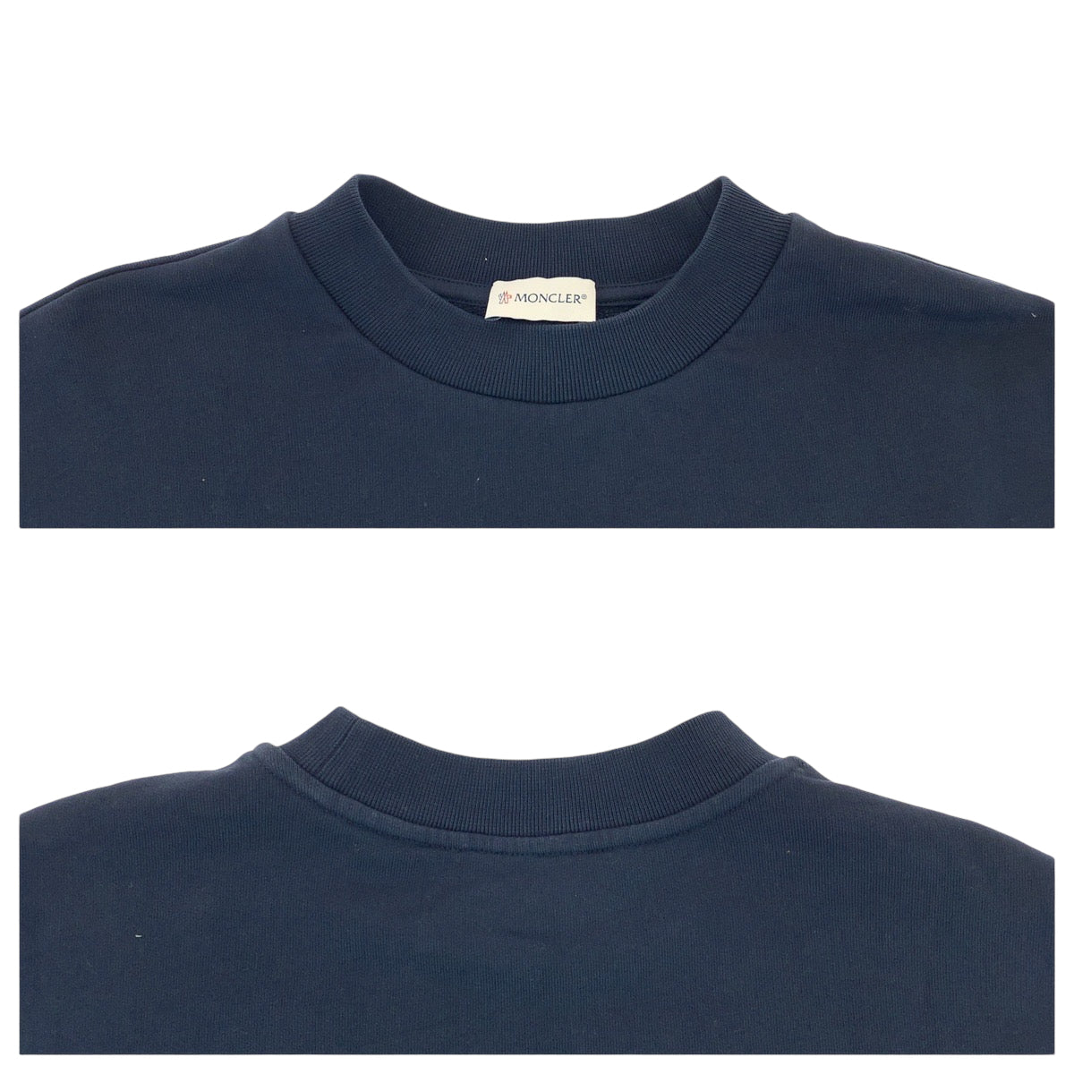 MONCLER 23AW Size L Navy Cotton 8G00072 809KR 999 Sweatshirt Trainer Men's