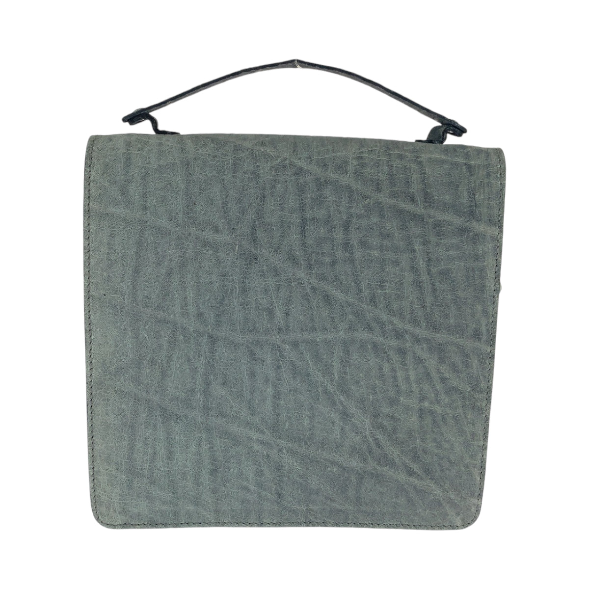13631
Valextra ヴァレクストラ グレー シルバー金具 エレファント ショルダーバッグ 肩掛け  レディース