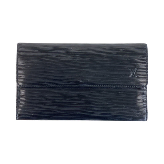 13636
LOUIS VUITTON ルイヴィトン エピ ポルトトレゾール インターナショナル ノワール ブラック 黒 エピレザー M63382 長財布 札入れ ロングウォレット  レディース
