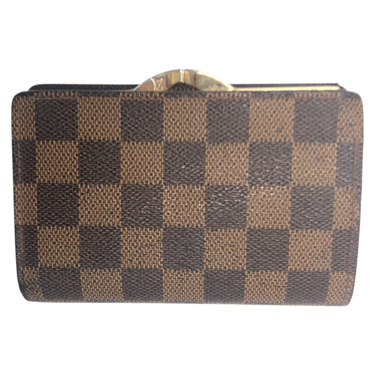 14167
LOUIS VUITTON ルイヴィトン ダミエ ポルトフォイユ ヴィエノワ ブラウン PVC M61664 折財布 コンパクトウォレット  レディース