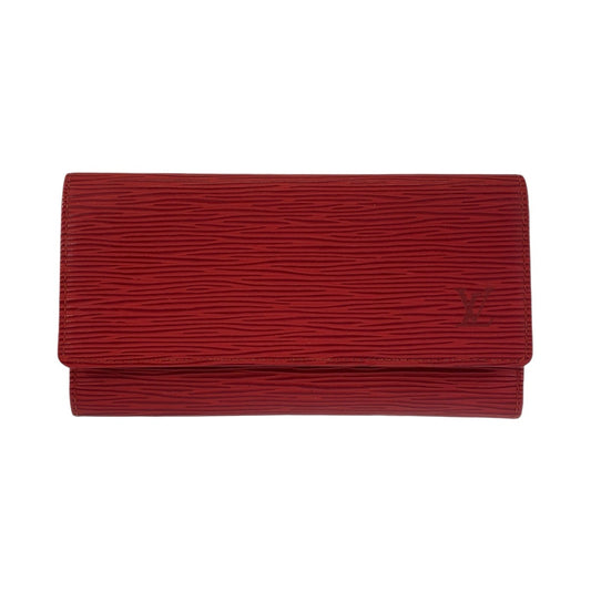 13638
LOUIS VUITTON ルイヴィトン エピ ポルトエン3カルトクレディ レッド エピレザー M63537 長財布 札入れ ロングウォレット  メンズ