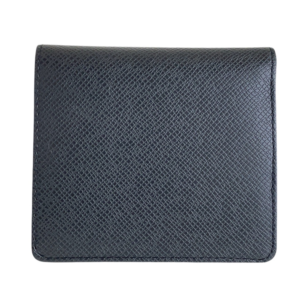 LOUIS VUITTON ルイヴィトン タイガ ポルトビエ 3 カルトクレディ ブラック 黒 レザー M30456 折財布 コンパクトウォレット  メンズ