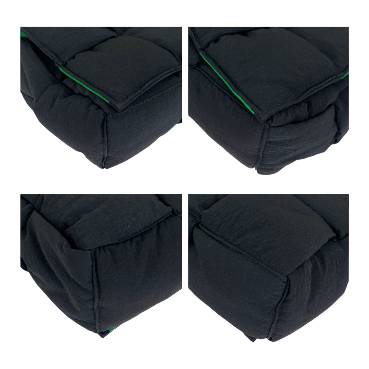 13651
BOTTEGAVENETA ボッテガヴェネタ パデッド テック カセット ブラック 黒 パラキート ナイロン P02847524E クロスボディバッグ ショルダーバッグ 男女兼用  メンズ