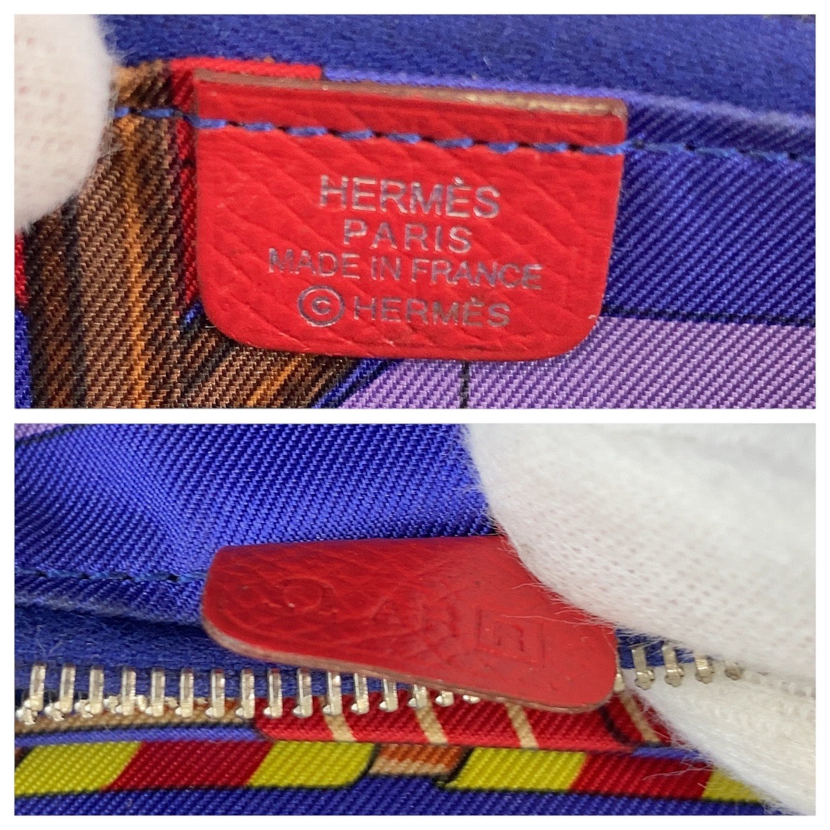 13652
HERMES エルメス アザップシルクイン コンパクト ブーゲンビリア レッド シルバー金具 ヴォーエプソン / シルク 折財布 コンパクトウォレット R刻印  レディース ABP42