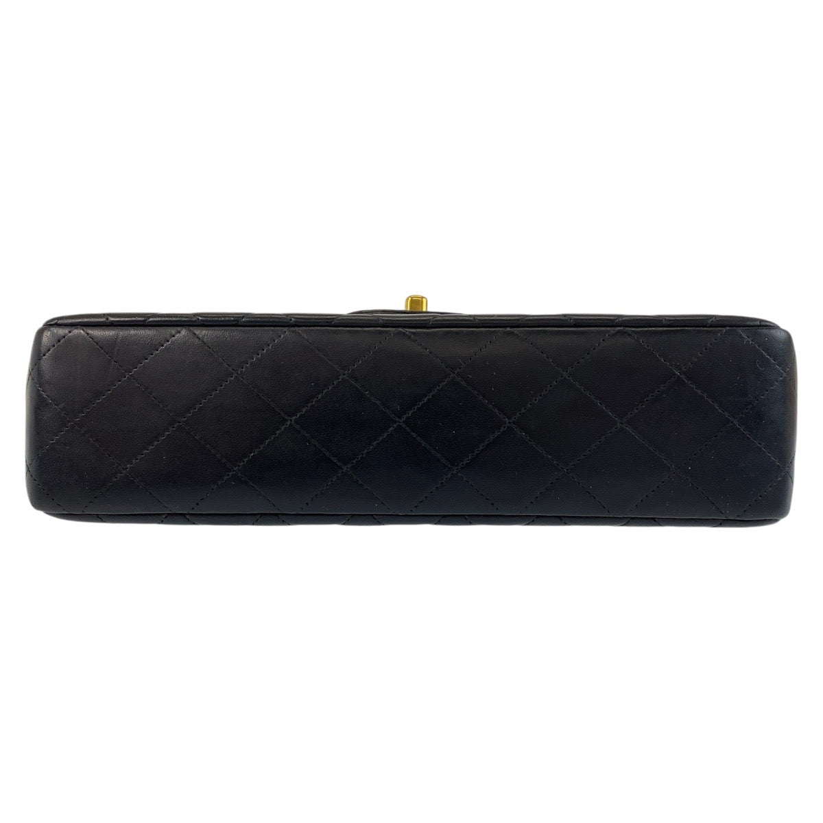 13655
CHANEL シャネル 親子マトラッセ ココマーク ターンロック 親のみ ブラック 黒 ゴールド金具 ラムスキン ハンドバッグ  レディース