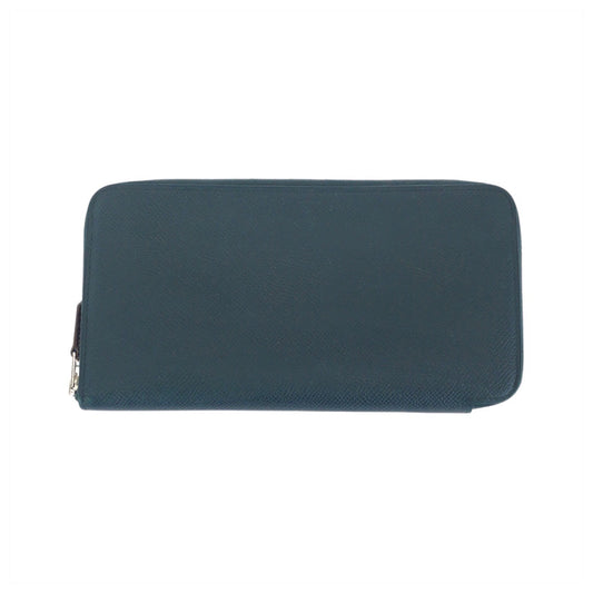 13659
HERMES エルメス アザップ ロング シルクイン ヴェールシプレ シルバー金具 ヴォーエプソン / シルク ロングウォレット C刻印  レディース