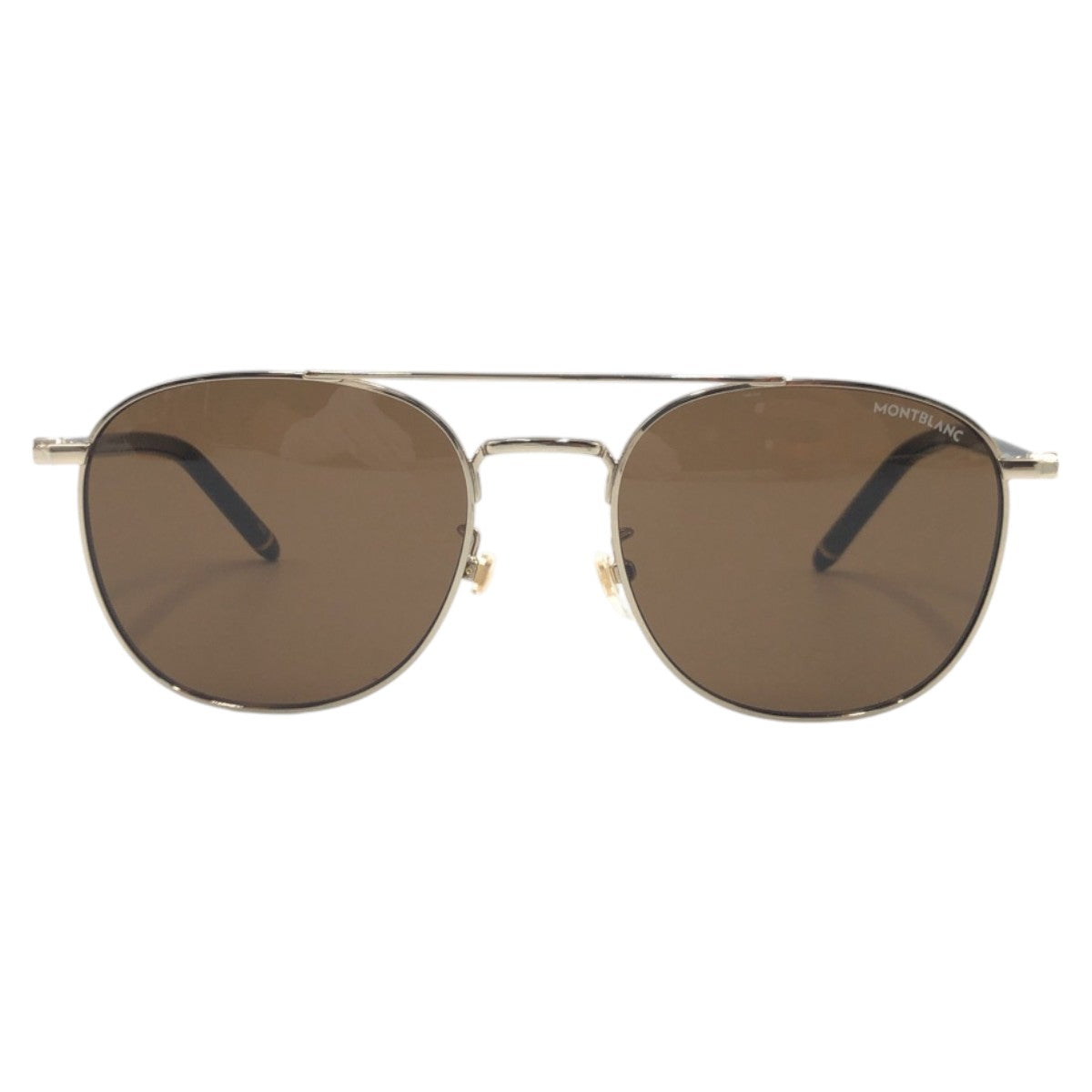 13660
 MONTBLANC Montblanc Brown Gold Grey Metal MB0271 S 009 Sunglasses Wellington Men's