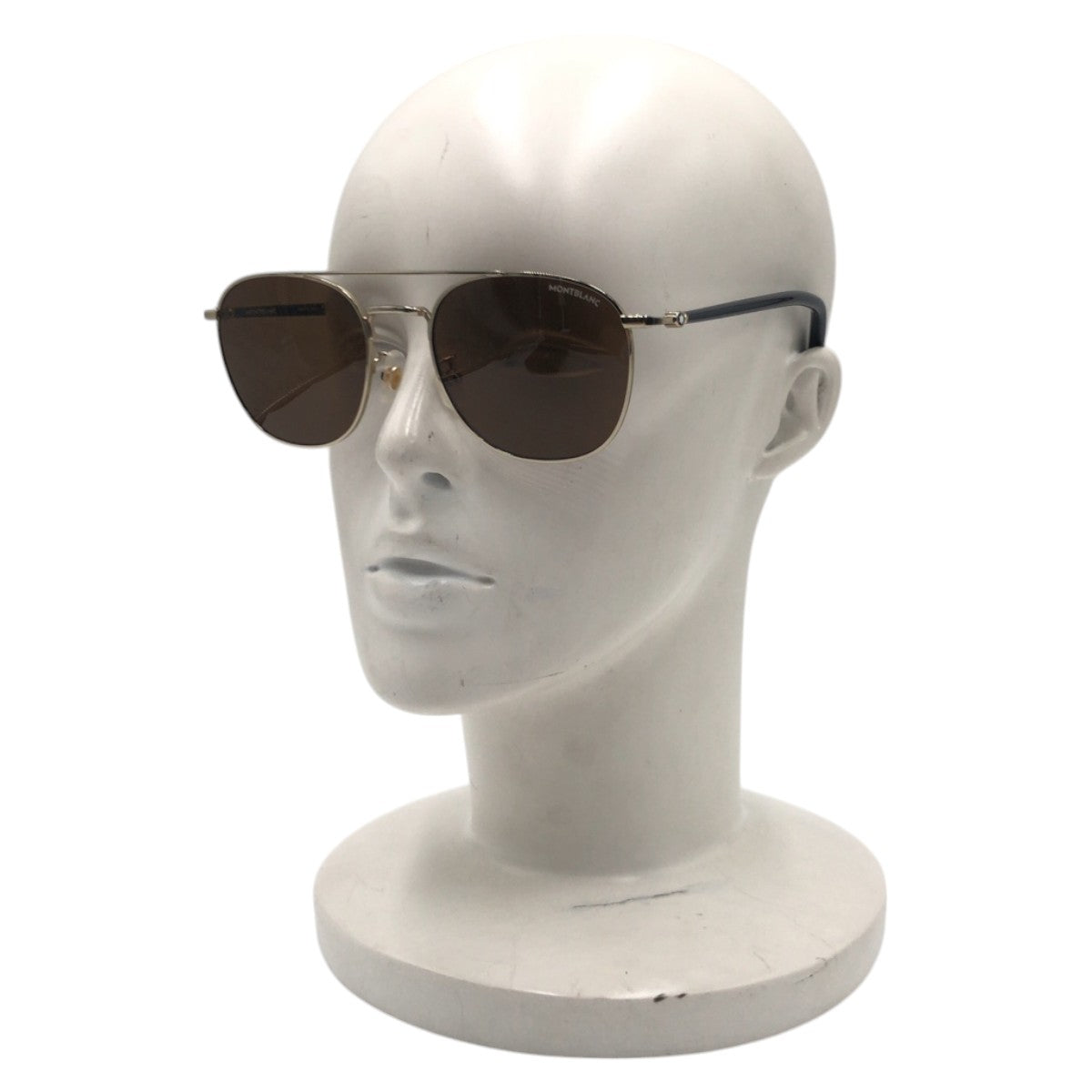 13660
 MONTBLANC Montblanc Brown Gold Grey Metal MB0271 S 009 Sunglasses Wellington Men's