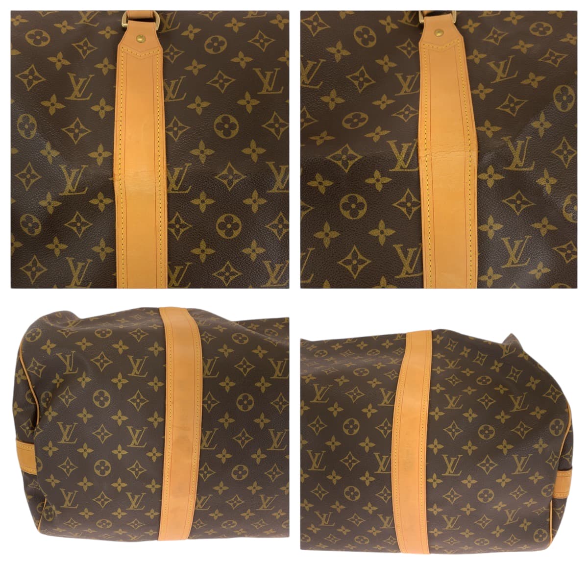 13662
LOUIS VUITTON ルイヴィトン モノグラム サックポロション 男女兼用 ブラウン ゴールド金具 PVC M41222 ショルダーバッグ ボストンバッグ 2way  レディース