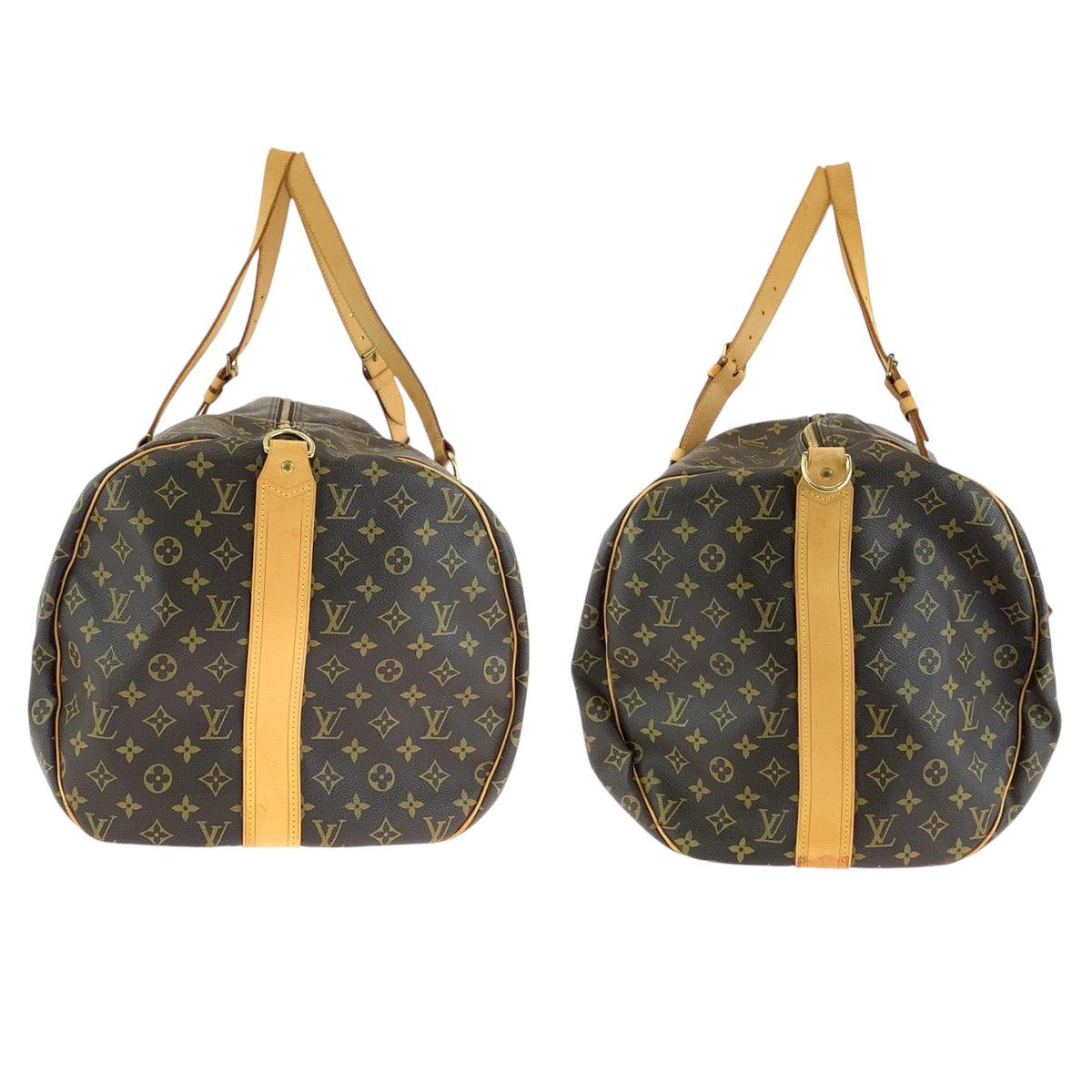 13662
LOUIS VUITTON ルイヴィトン モノグラム サックポロション 男女兼用 ブラウン ゴールド金具 PVC M41222 ショルダーバッグ ボストンバッグ 2way  レディース