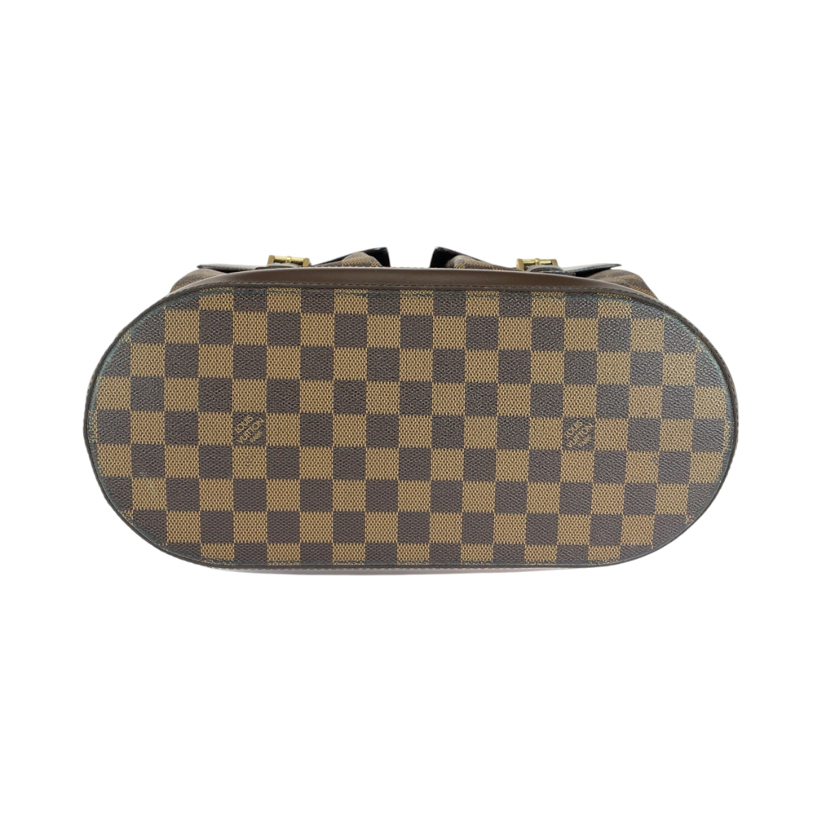 13663
LOUIS VUITTON ルイヴィトン ダミエ マノスクGM ブラウン ゴールド金具 PVC N51120 トートバッグ ショルダーバッグ  レディース AB63