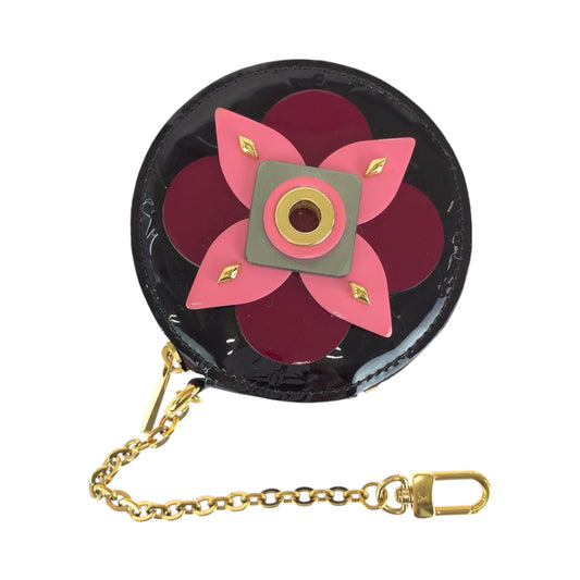 13429
LOUIS VUITTON ルイヴィトン ヴェルニ ポルトモネ ロン アラマント ピンク ゴールド金具 パテントレザー M90495 コインケース  レディース