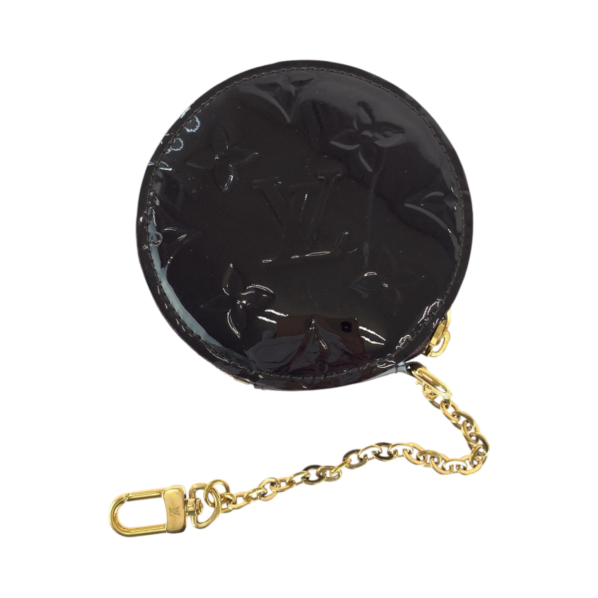 13429
LOUIS VUITTON ルイヴィトン ヴェルニ ポルトモネ ロン アラマント ピンク ゴールド金具 パテントレザー M90495 コインケース  レディース
