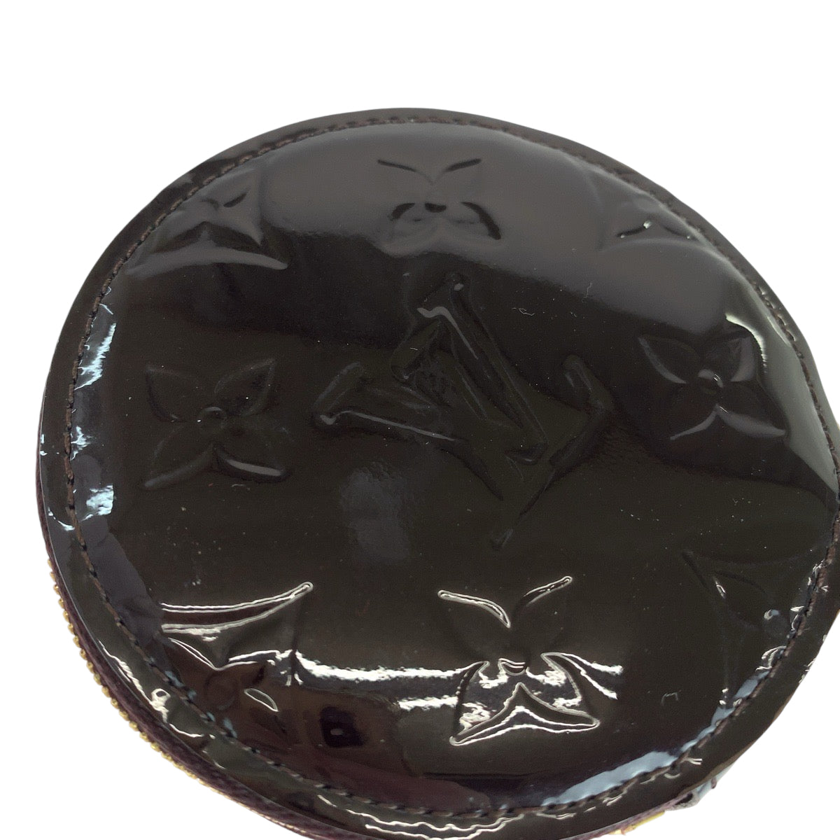 13429
LOUIS VUITTON ルイヴィトン ヴェルニ ポルトモネ ロン アラマント ピンク ゴールド金具 パテントレザー M90495 コインケース  レディース