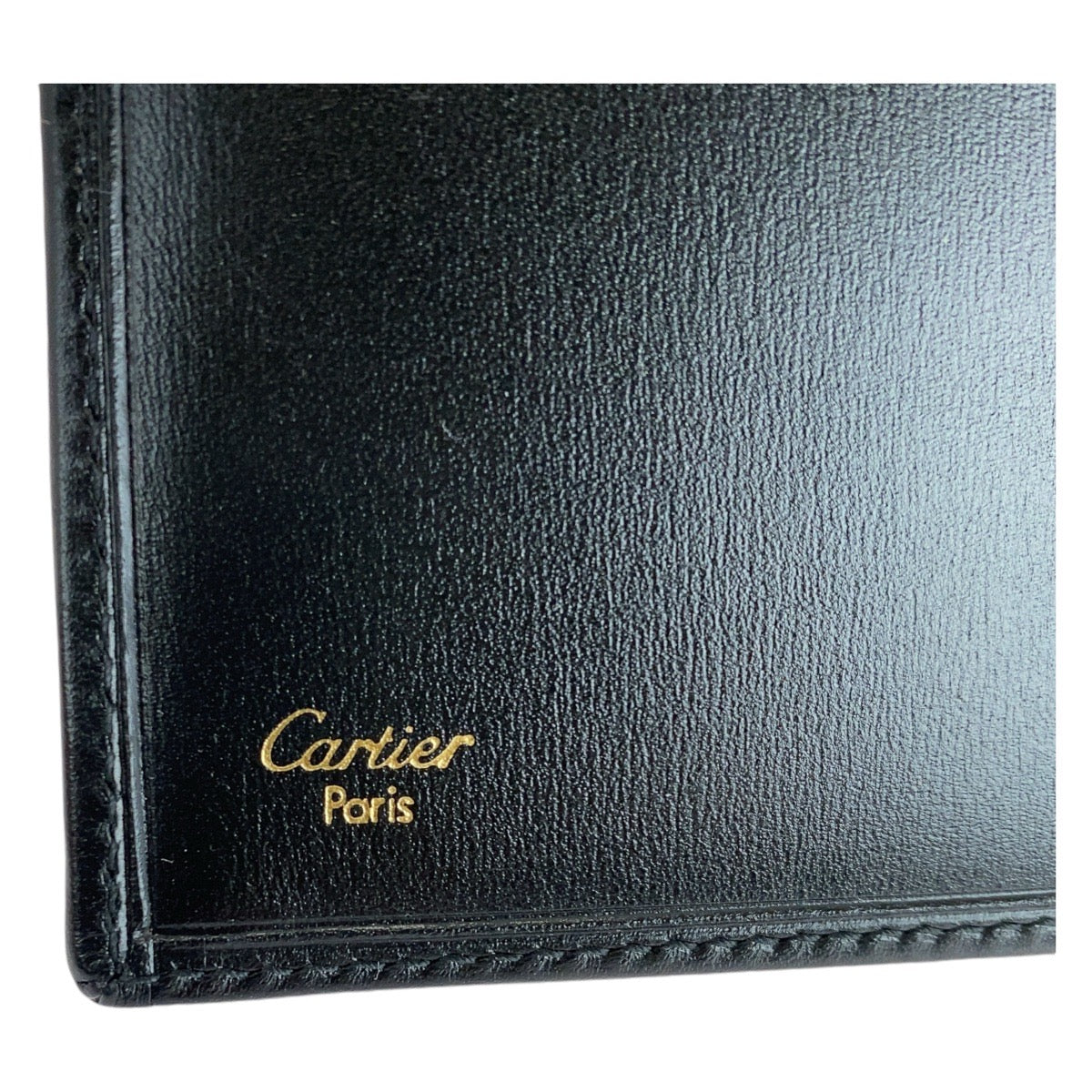 13665
CARTIER カルティエ パシャ ドゥ カルティエ ブラック 黒 ゴールド金具 レザー 長財布 ロングウォレット  メンズ