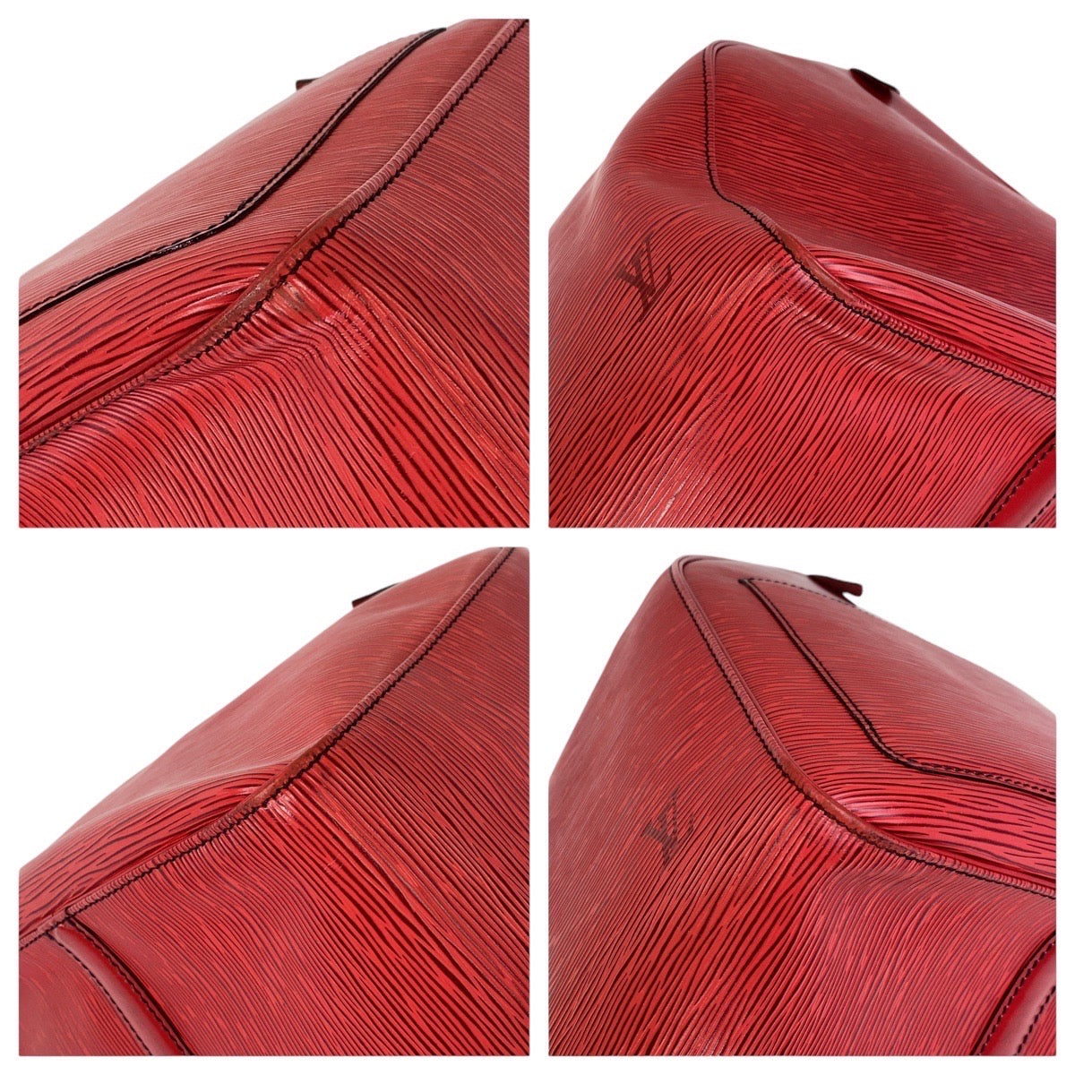 13745
LOUIS VUITTON ルイヴィトン エピ キーポル55 カスティリアンレッド ゴールド金具 レザー M42957 ボストンバッグ 男女兼用  レディース